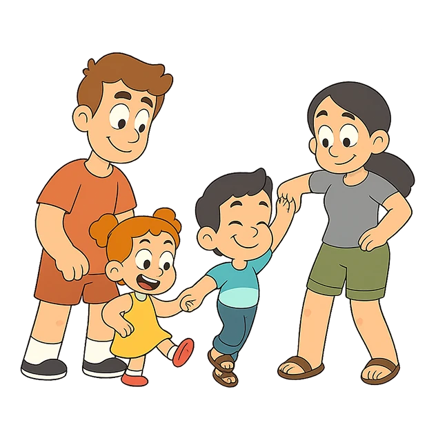 Familie Illustration